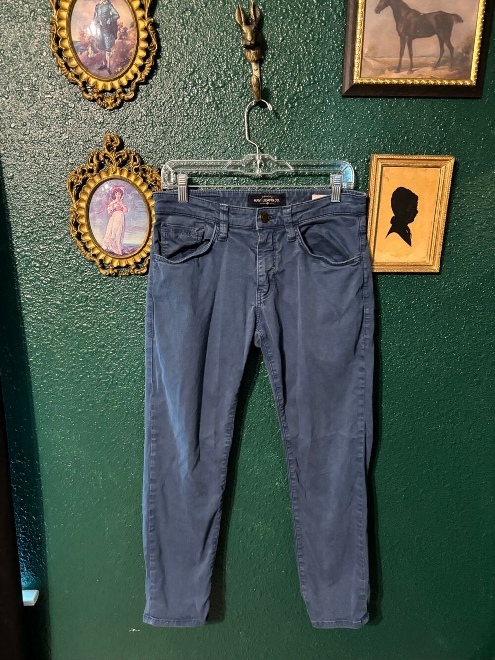 Mavi Jeans Jake Slim Fit Blue Pants Sz 30x28